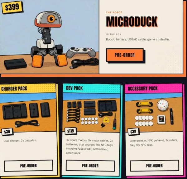 Microduck Robot Goes Viral Globally – Rockchip RK3566 Powers $400 Desktop Bot